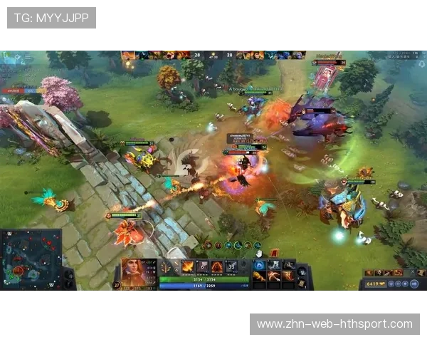 Dota2团战五人站位完美执行战术